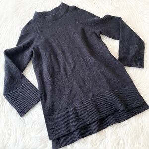Ann Taylor Navy Sparkle Knit tunic Sweater